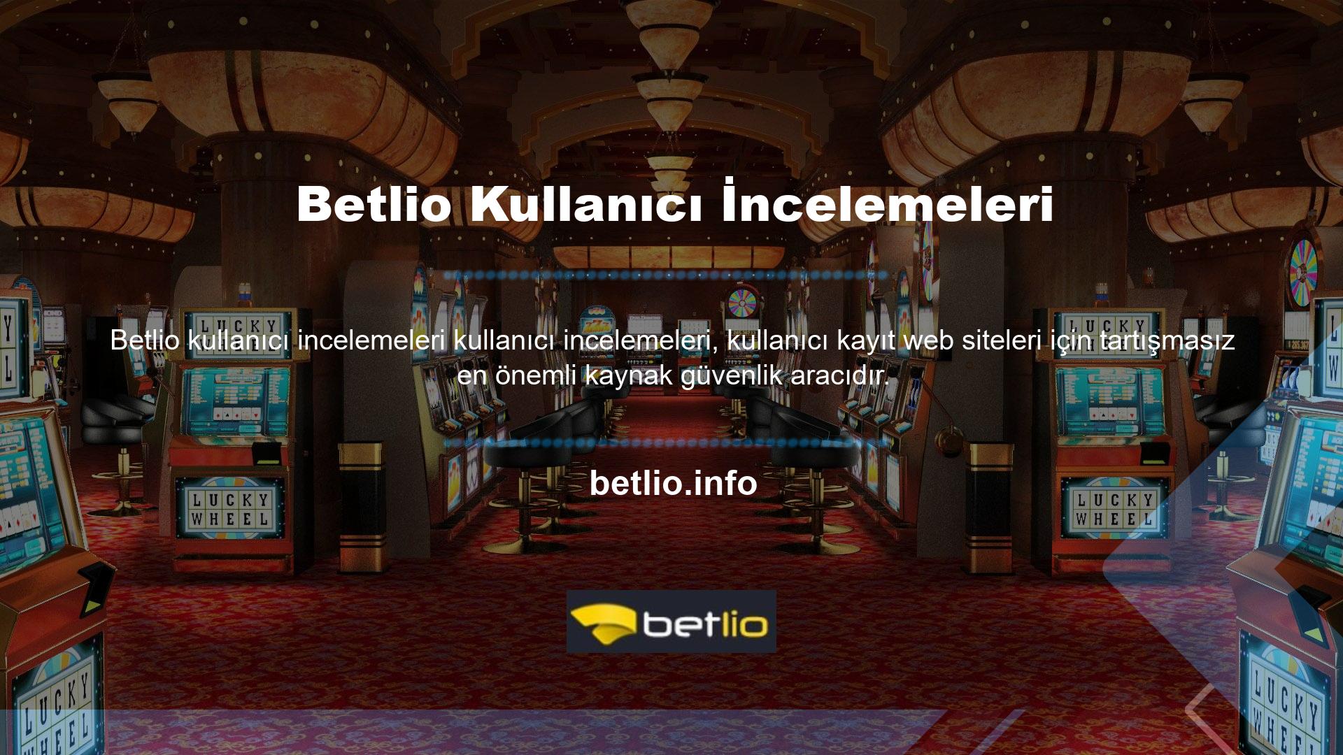 Elbette, bir casino sitesinin güvenli olduğundan emin olmak için Betlio spor bahisleri ilk kontrol kaynağı, kullanıcı incelemeleridir