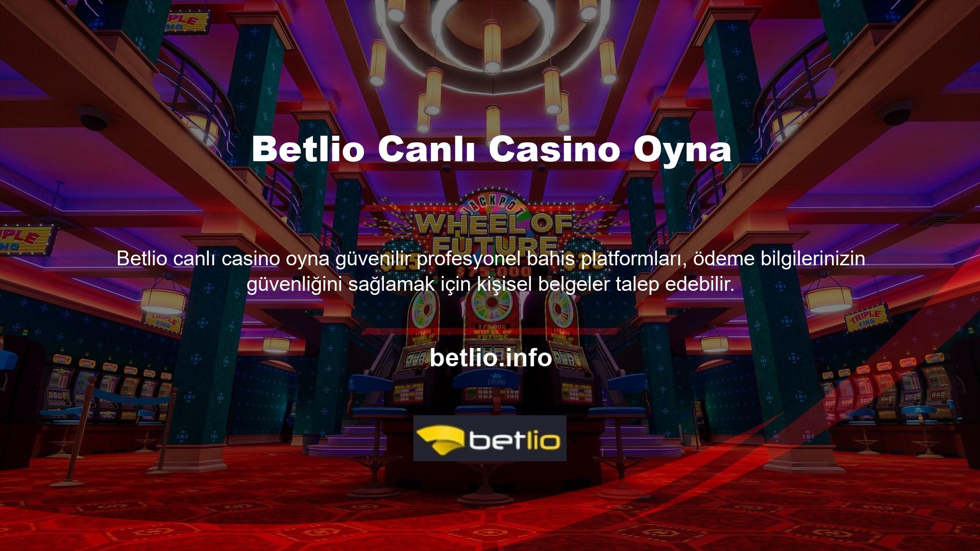 Çevrimiçi Casino platformu, kullanıcı dosyalarının iletildikten sonra güvenliğini garanti ediyor mu? Bu durumda Betlio belge güvenliğini garanti eder, dolayısıyla paniğe gerek yoktur